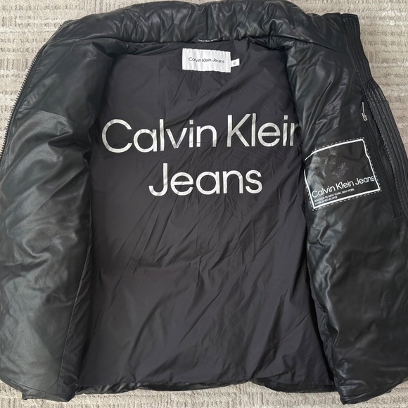 Calvin Klein Puffer Vest for Men Size Size L Black - Picture 3 of 9